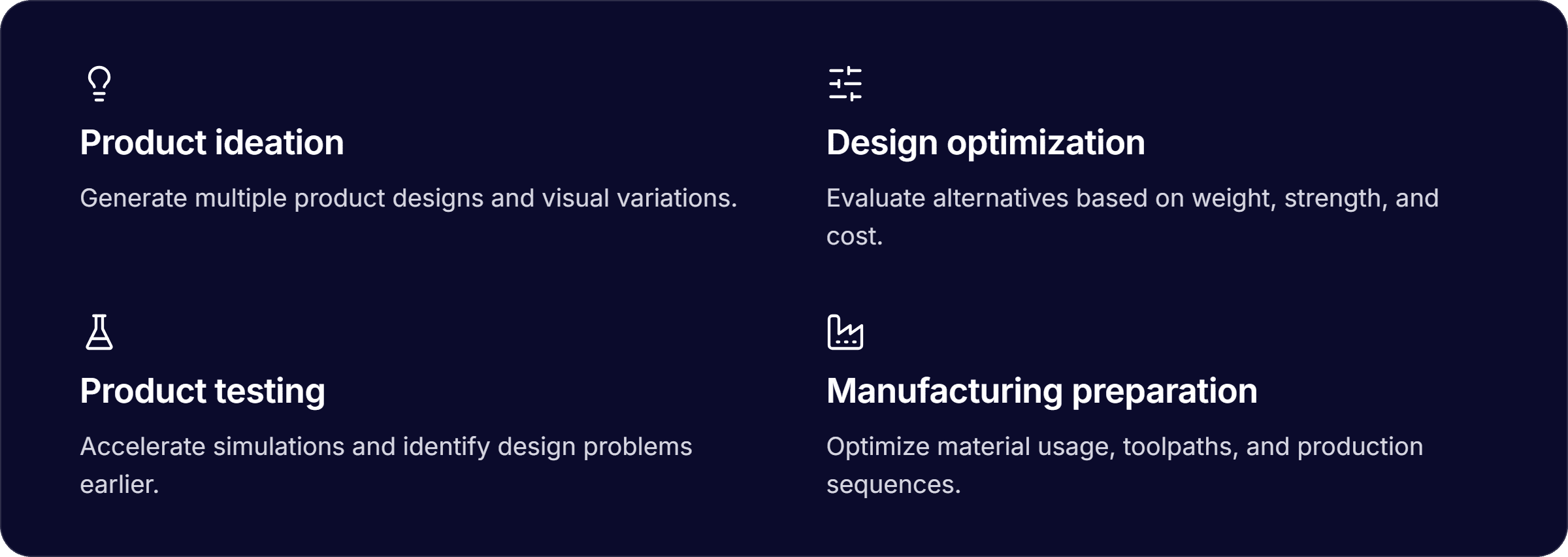 Four areas where AI can accelerate development